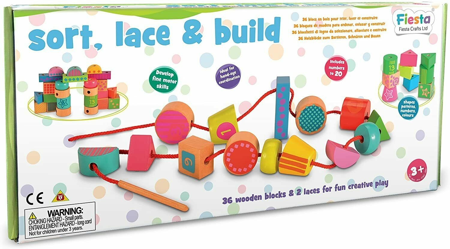 Juego de encajar, clasificar y construir - Fiesta Crafts
