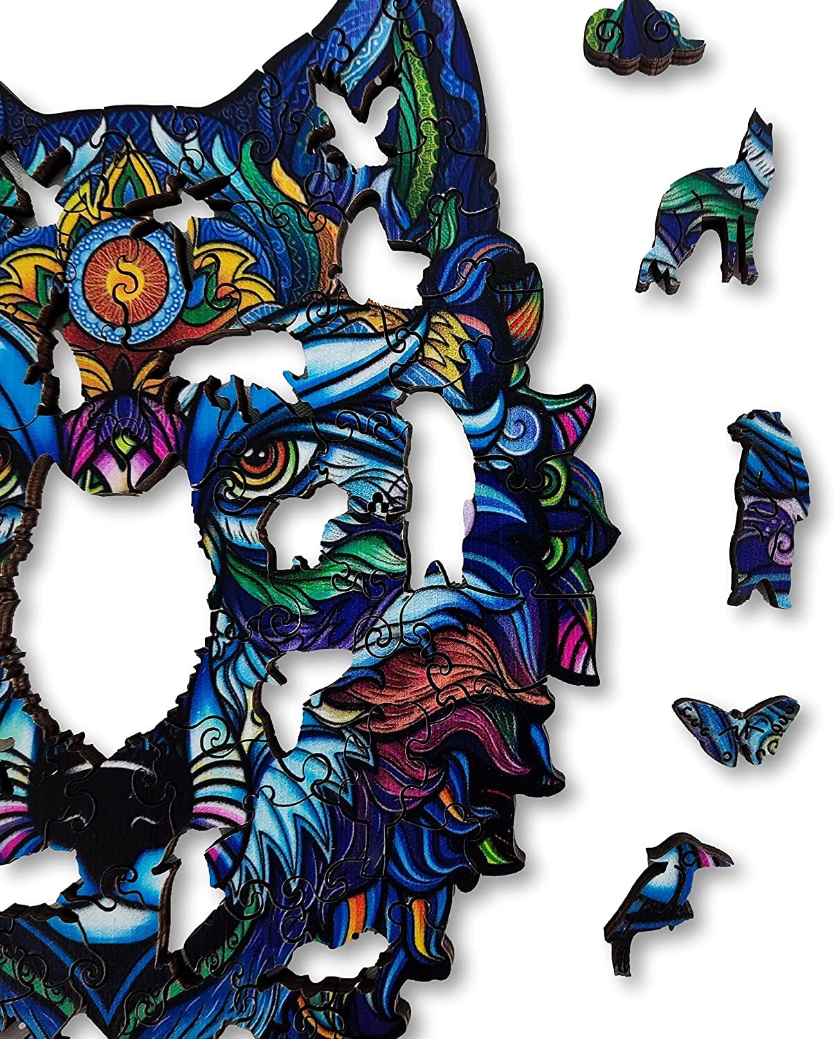 PUZZLE DE MADERA LOBO LARGE - Aniwood