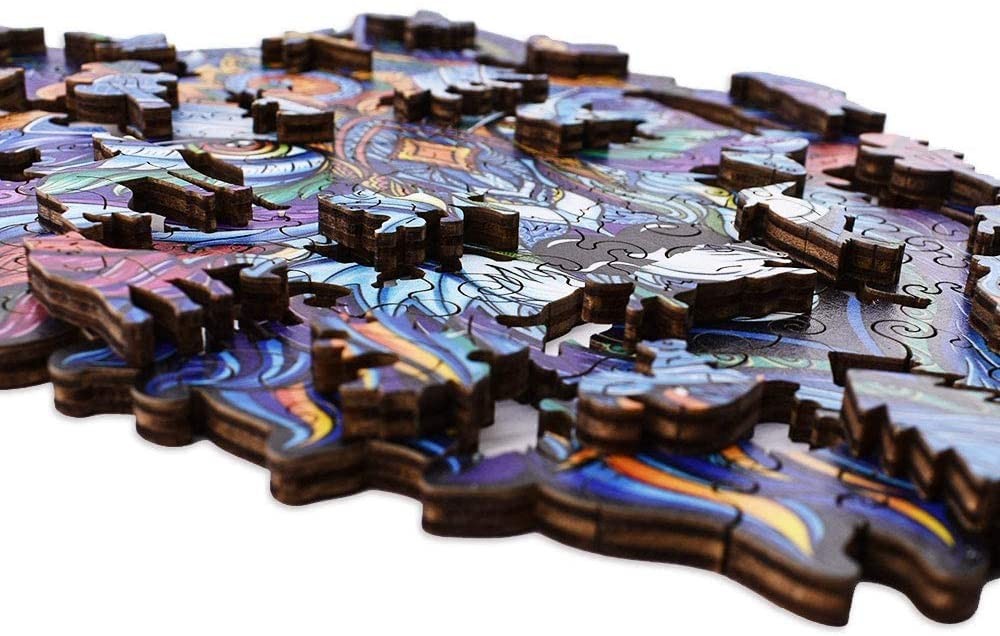 PUZZLE DE MADERA LOBO LARGE - Aniwood