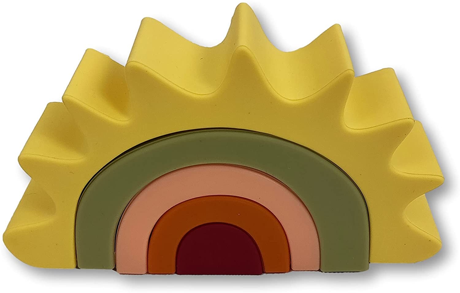 Figuras para apilar de silicona colorida, sol - Miwis