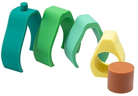 FIGURAS APILABLES COLORIDAS DE SILICONA - AGUACATE - Miwis