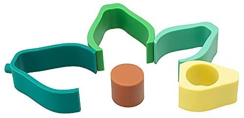 FIGURAS APILABLES COLORIDAS DE SILICONA - AGUACATE - Miwis