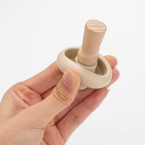 Figuras para apilar de silicona colorida, set champis - Miwis 010