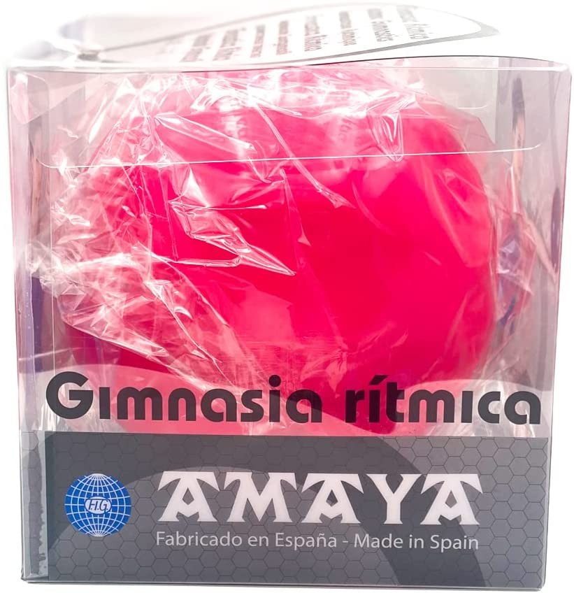 Pelota gimnasia rítmica competición Pvc lisa Fucsia - Amaya Sport