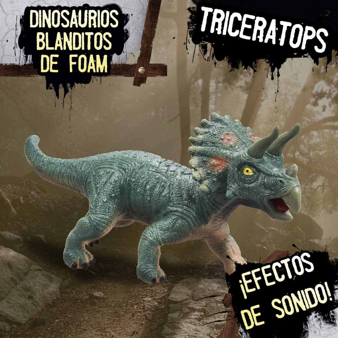 DINOSAURIO TRICERATOPS FOAM - Wild Predators