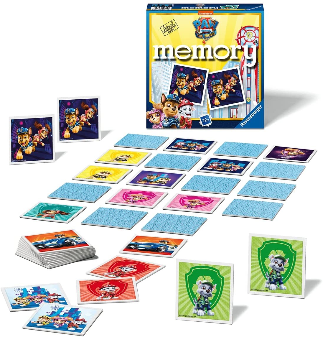 Juego de memoria Paw patrol movie - Ravensburger 20835