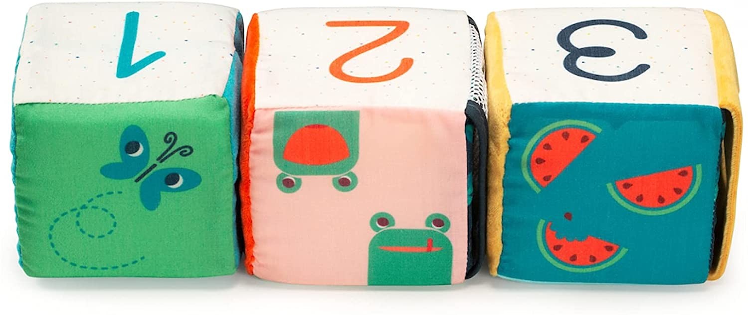 Juego de cubos infantiles para el escondite selva - Liliputiens  83301