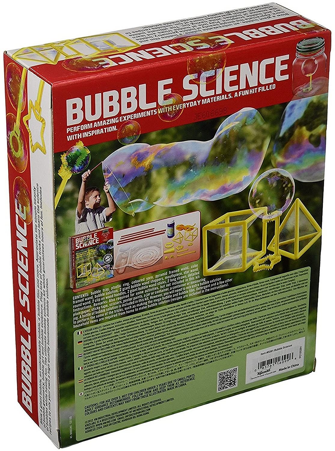 BUBBLE SCIENCE, JUGUETE EDUCATIVO - 4M