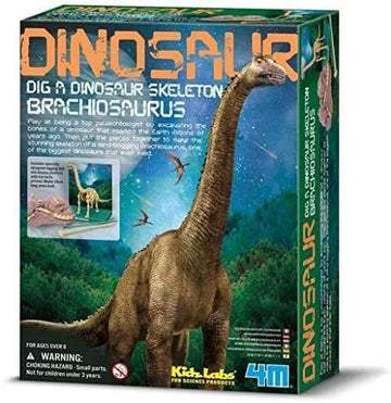 Juego de excavar dinosaurio esqueleto de Brachiosaurus - 4M  5603237