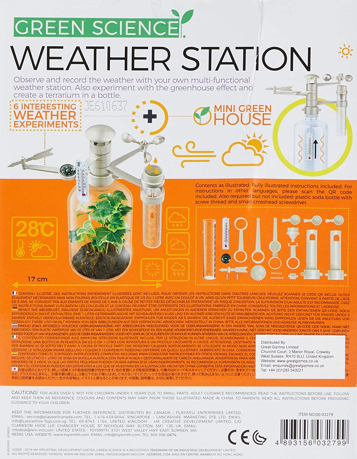 WEATHER STATION RECICLAJE - (4M 4367)