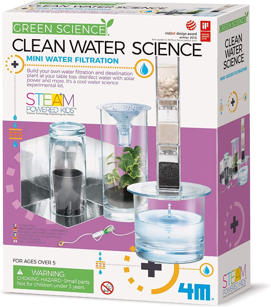 Juego de ciencias Clean water reciclaje - 4M  00-03281