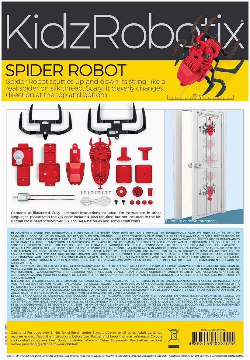 KIDZROBOTIX ROBOT ARAÑA - 4M (403392)