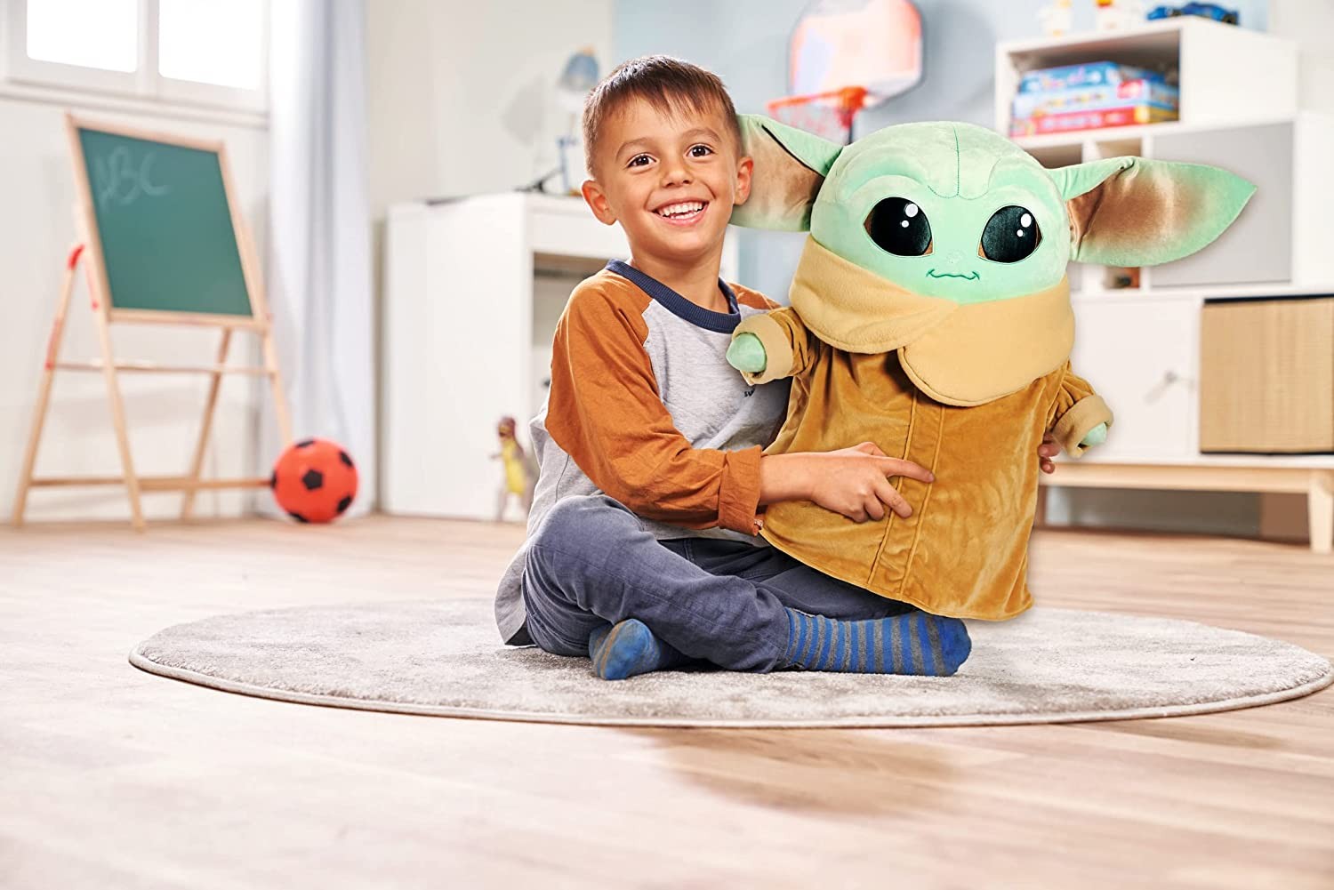 GROGU PELUCHE THE CHILD BABY YODA GRANDE 66cm- Simba