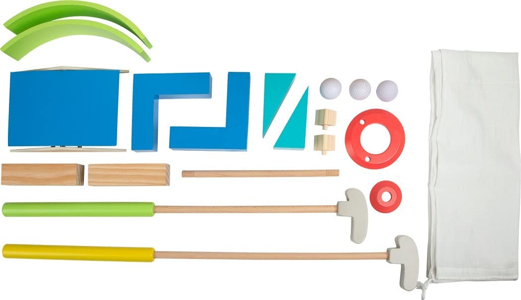 JUEGO DE MINIGOLF ACTIVE DE MADERA - Small Foot 11964