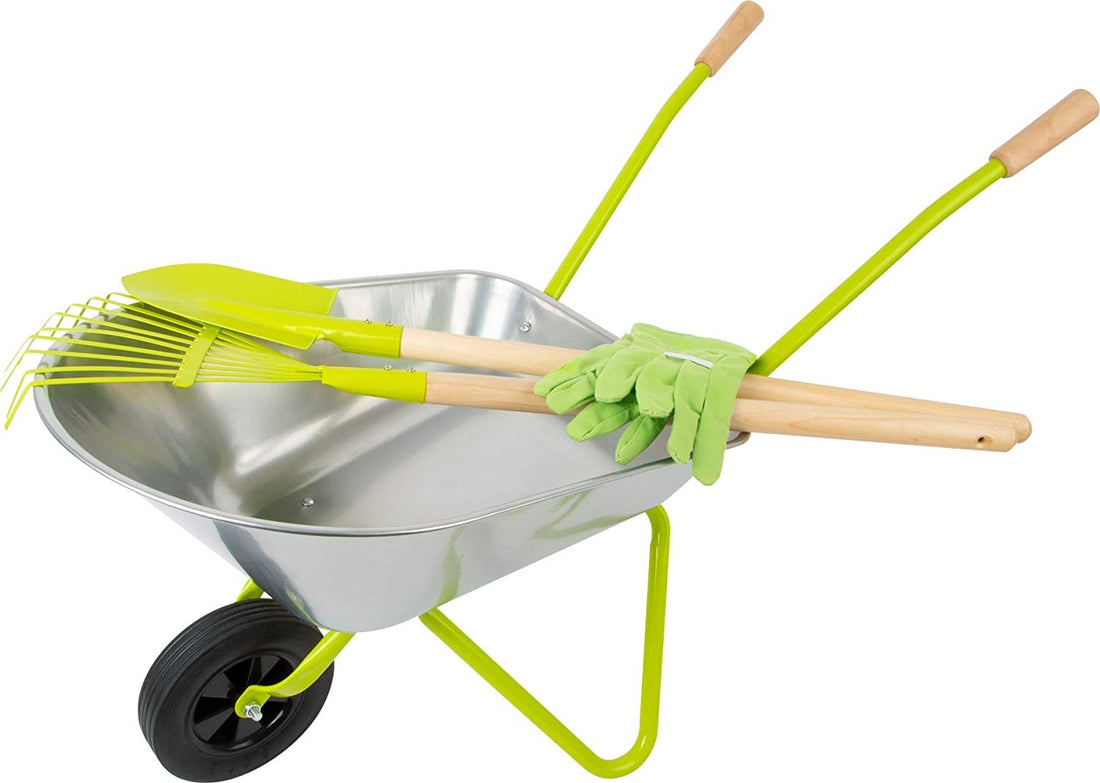 CARRETILLA CON HERRAMIENTAS DE JARDIN- Small foot (11627)