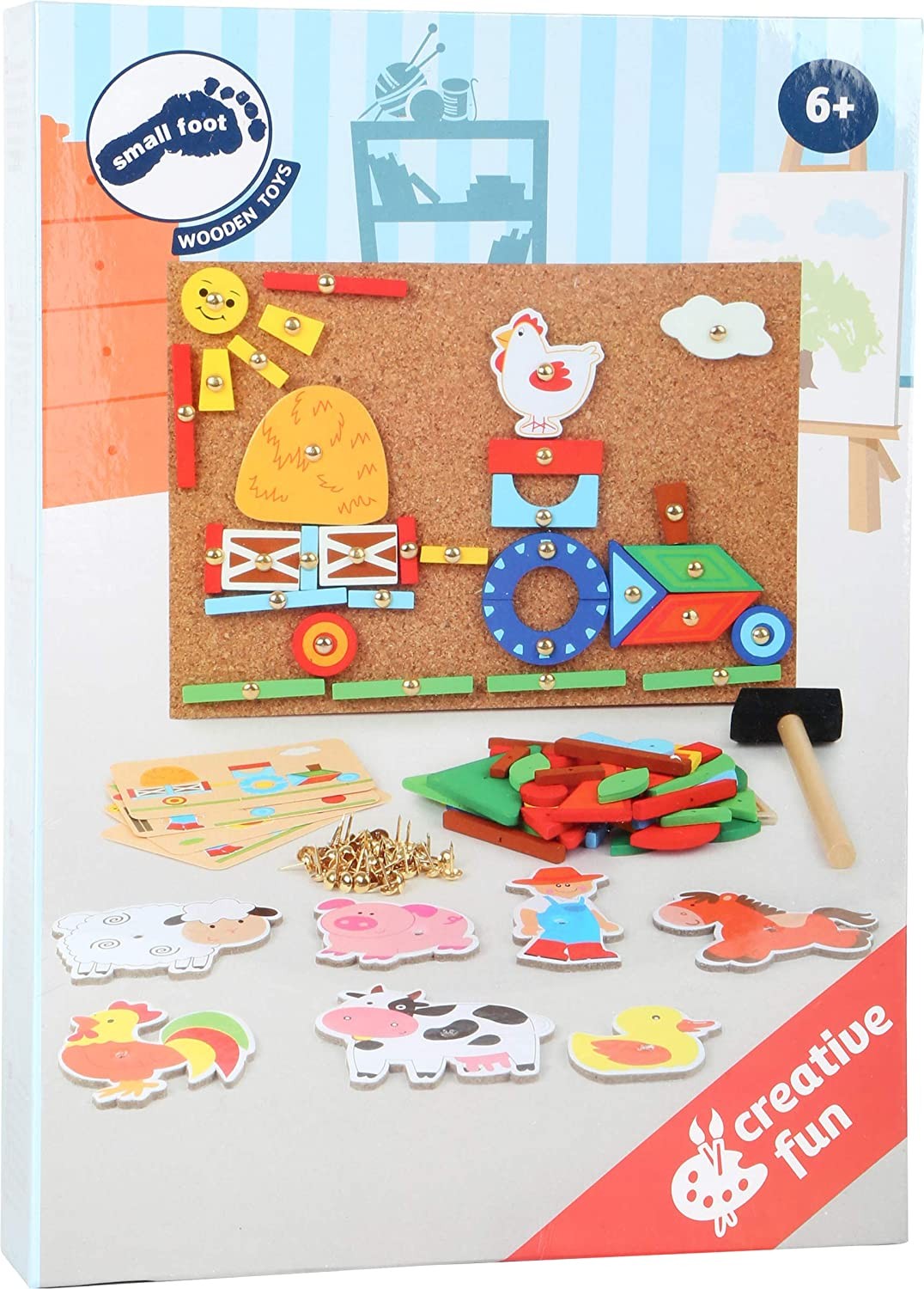 JUEGO DE MARTILLO LA GRANJA - Small foot (10228)