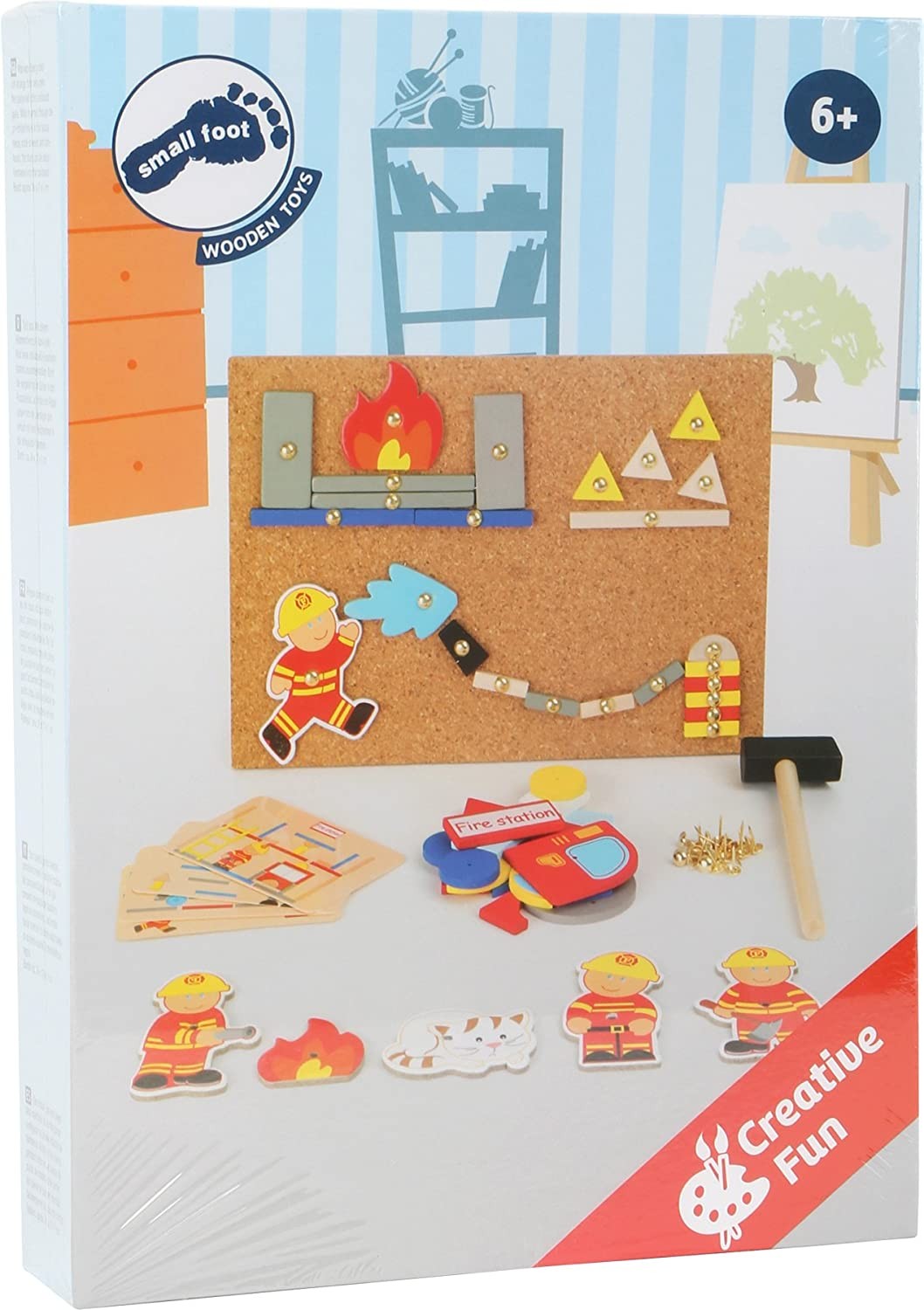 JUEGO DE MARTILLO BOMBEROS - Small foot (10581)