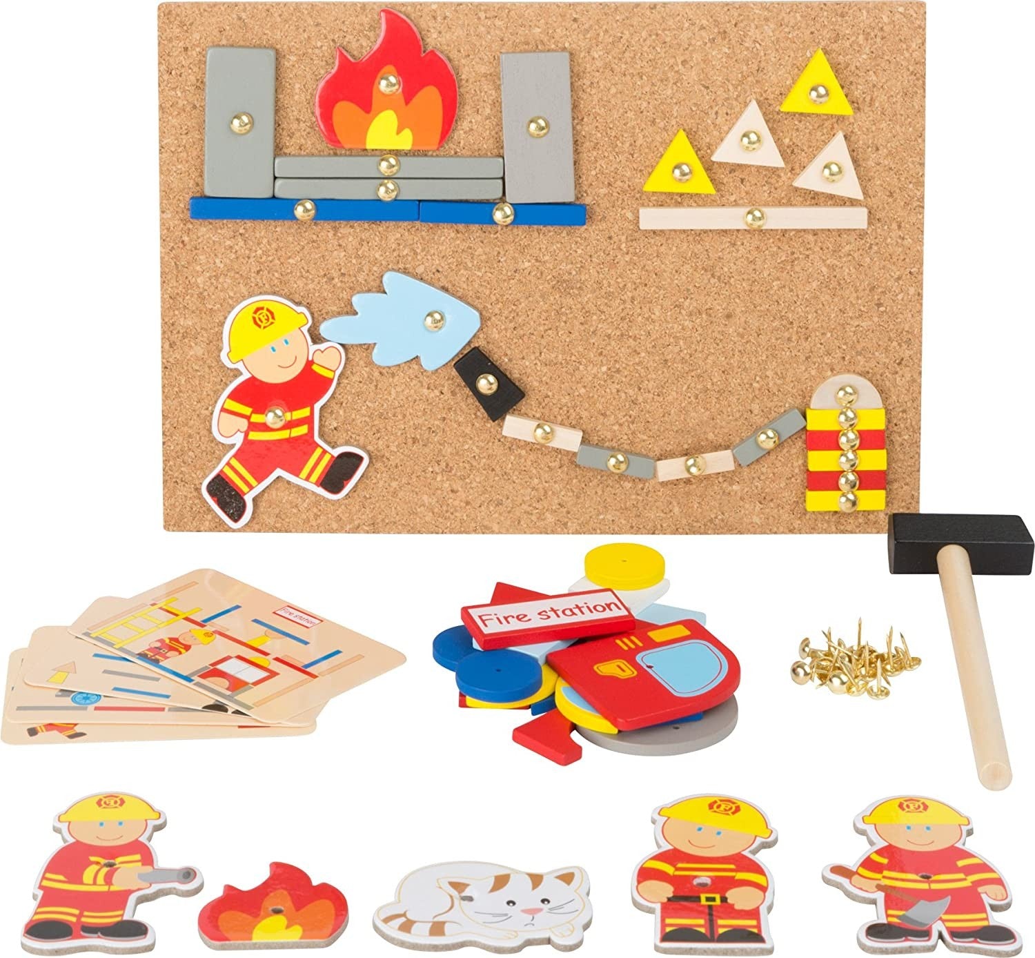 JUEGO DE MARTILLO BOMBEROS - Small foot (10581)