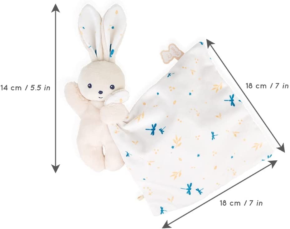 CONEJO DOUDOU CON MANTA SUAVE BLANCO -Kaloo K972000