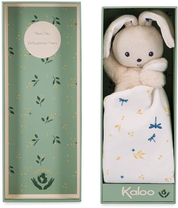 CONEJO DOUDOU CON MANTA SUAVE BLANCO -Kaloo K972000