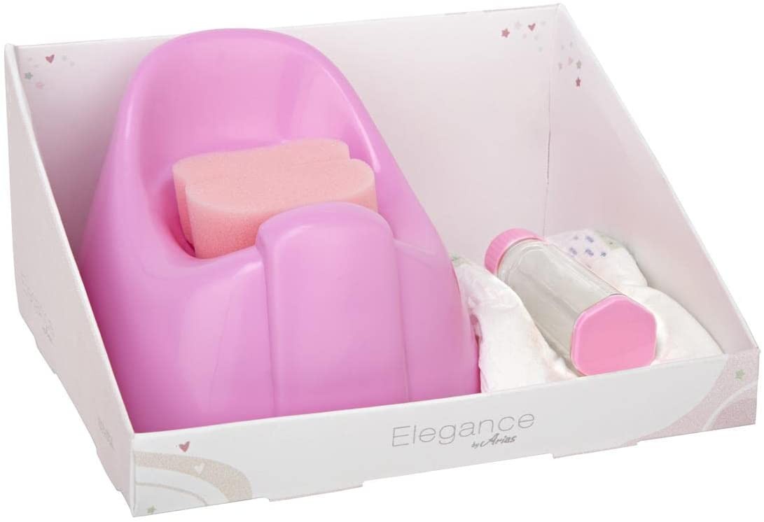 SET ORINAL ROSA, PAÑAL, BIBERON, ESPONJA - Arias 6368