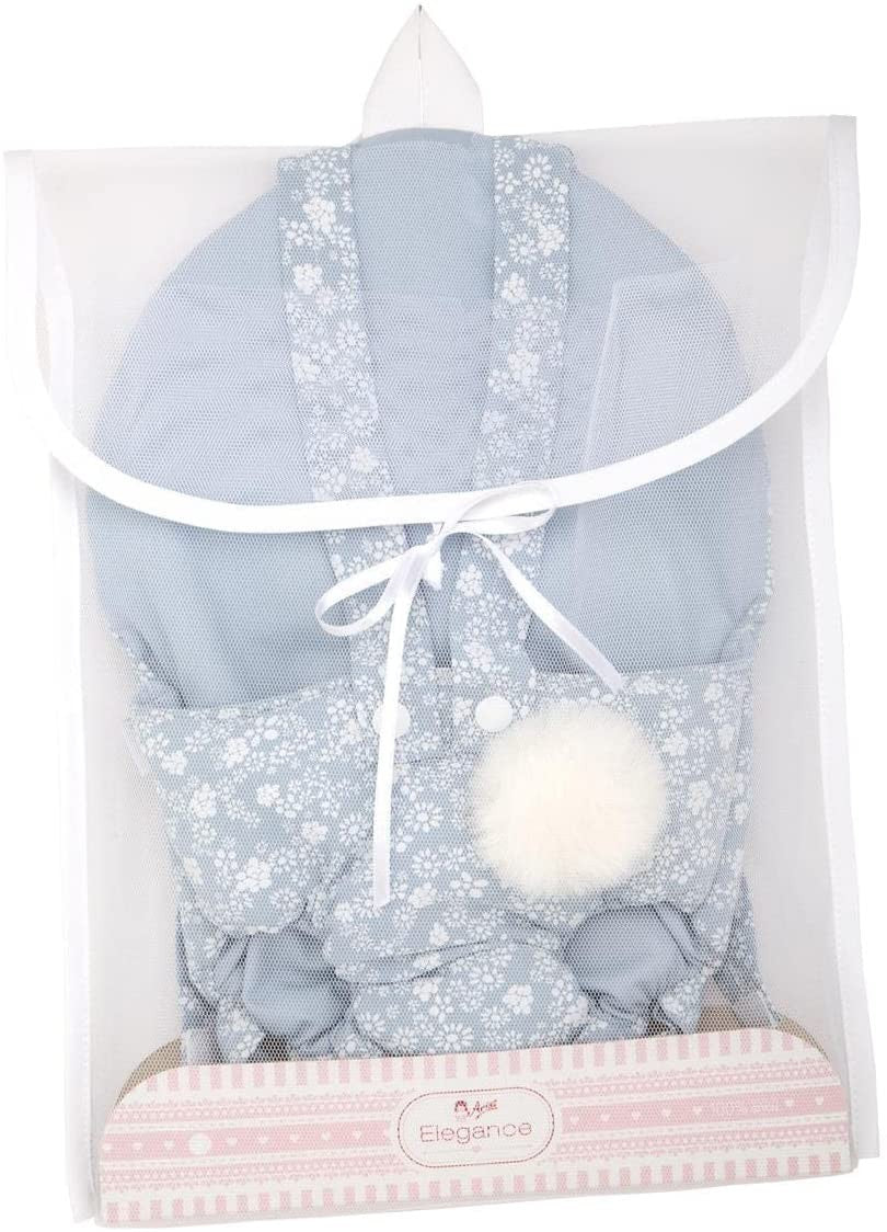PORTABABE AZUL PARA MUÑECOS DE 45 CM - Arias 6321