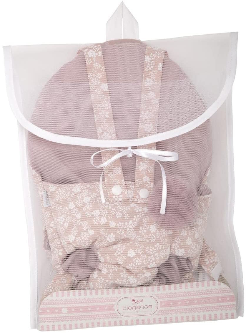 PORTABABE ROSA PARA MUÑECOS DE 45 CM