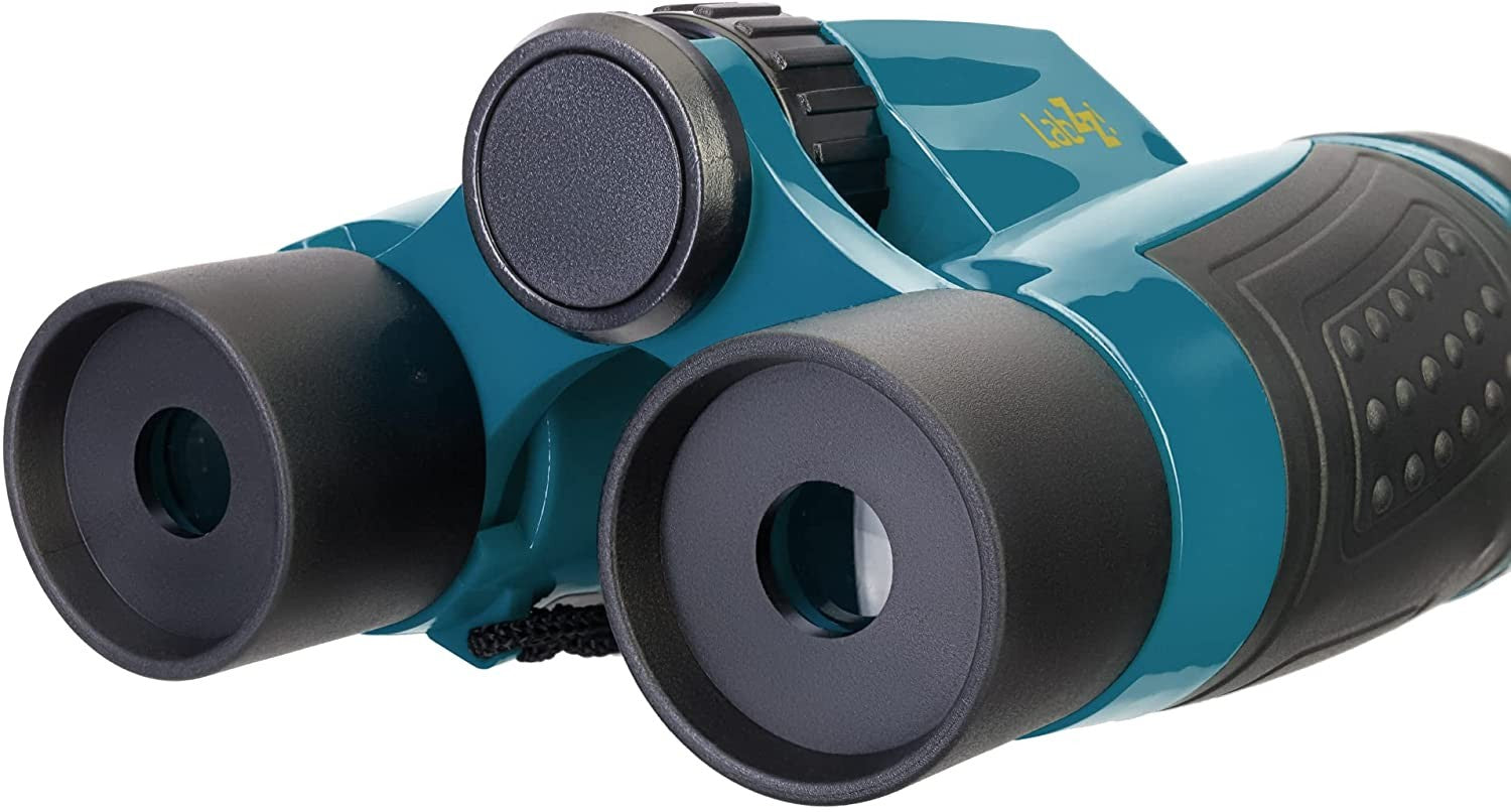 KIT DE WALKIE-TALKIE Y PRISMÁTICOS LEVENHUK LABZZ WTT10 AZUL