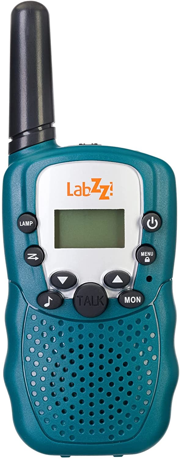 KIT DE WALKIE-TALKIE Y PRISMÁTICOS LEVENHUK LABZZ WTT10 AZUL