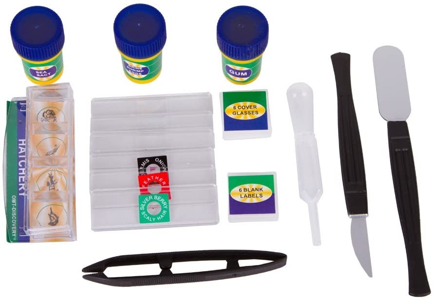 MICROSCOPIO LEVENHUK LABZZ M2 CON MUESTRAS PREPARADAS