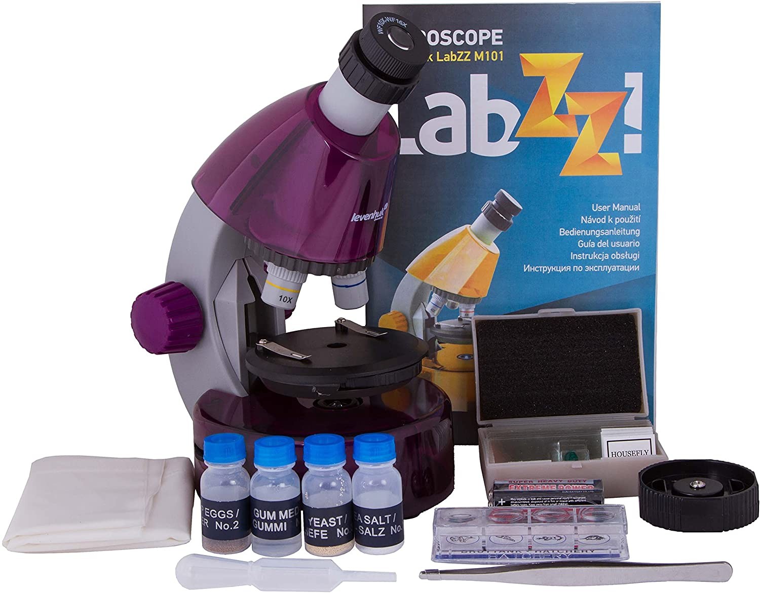 MICROSCOPIO LEVENHUK LABZZ  M101 MoonstonePiedra de Luna