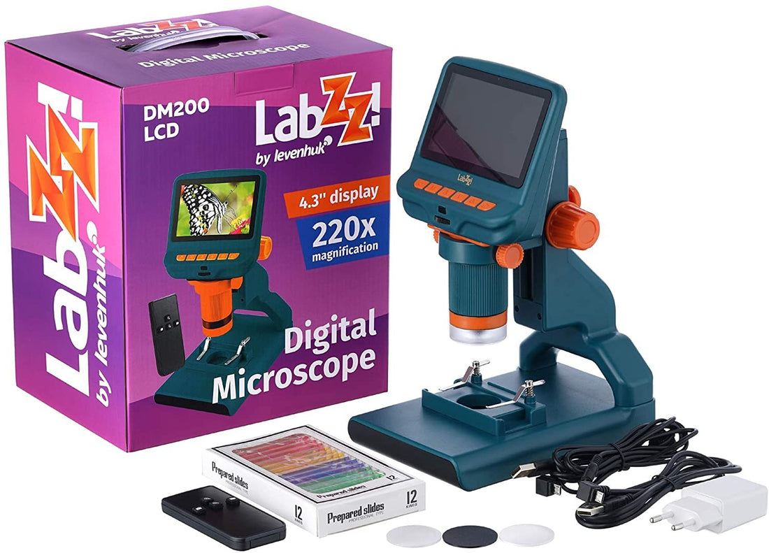 MICROSCOPIO DIGITAL LEVENHUK LABZZ DM200 LCD