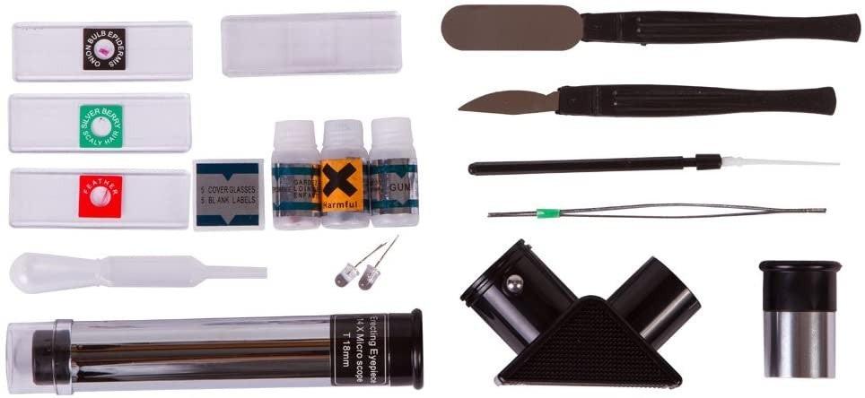 CONJUNTO DE MICROSCOPIO Y TELESCOPIO LEVENHUK LABZZ MT2