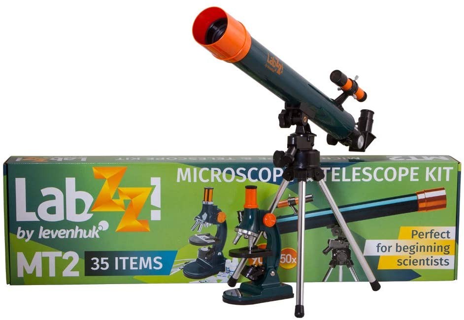 CONJUNTO DE MICROSCOPIO Y TELESCOPIO LEVENHUK LABZZ MT2