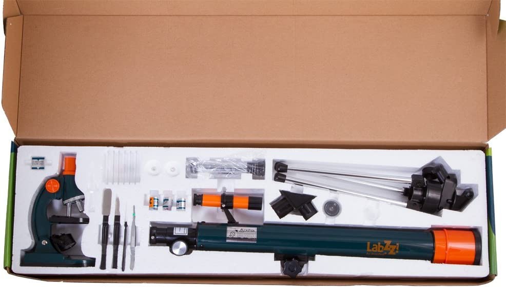 CONJUNTO DE MICROSCOPIO Y TELESCOPIO LEVENHUK LABZZ MT2