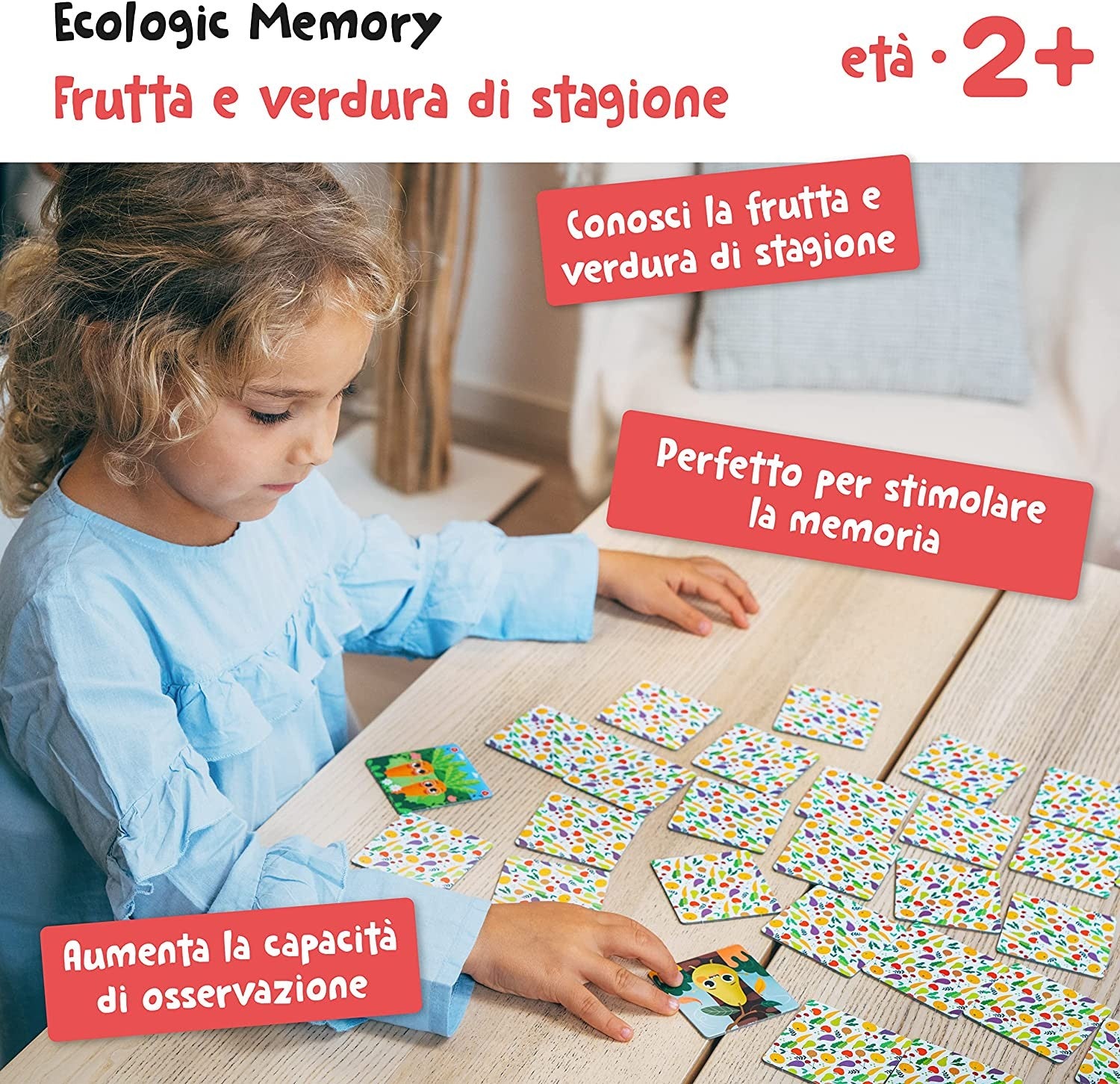 ECOLOGIC MEMO FRUTAS Y VERDURAS DE ESTACIÓN - Adventerra Games