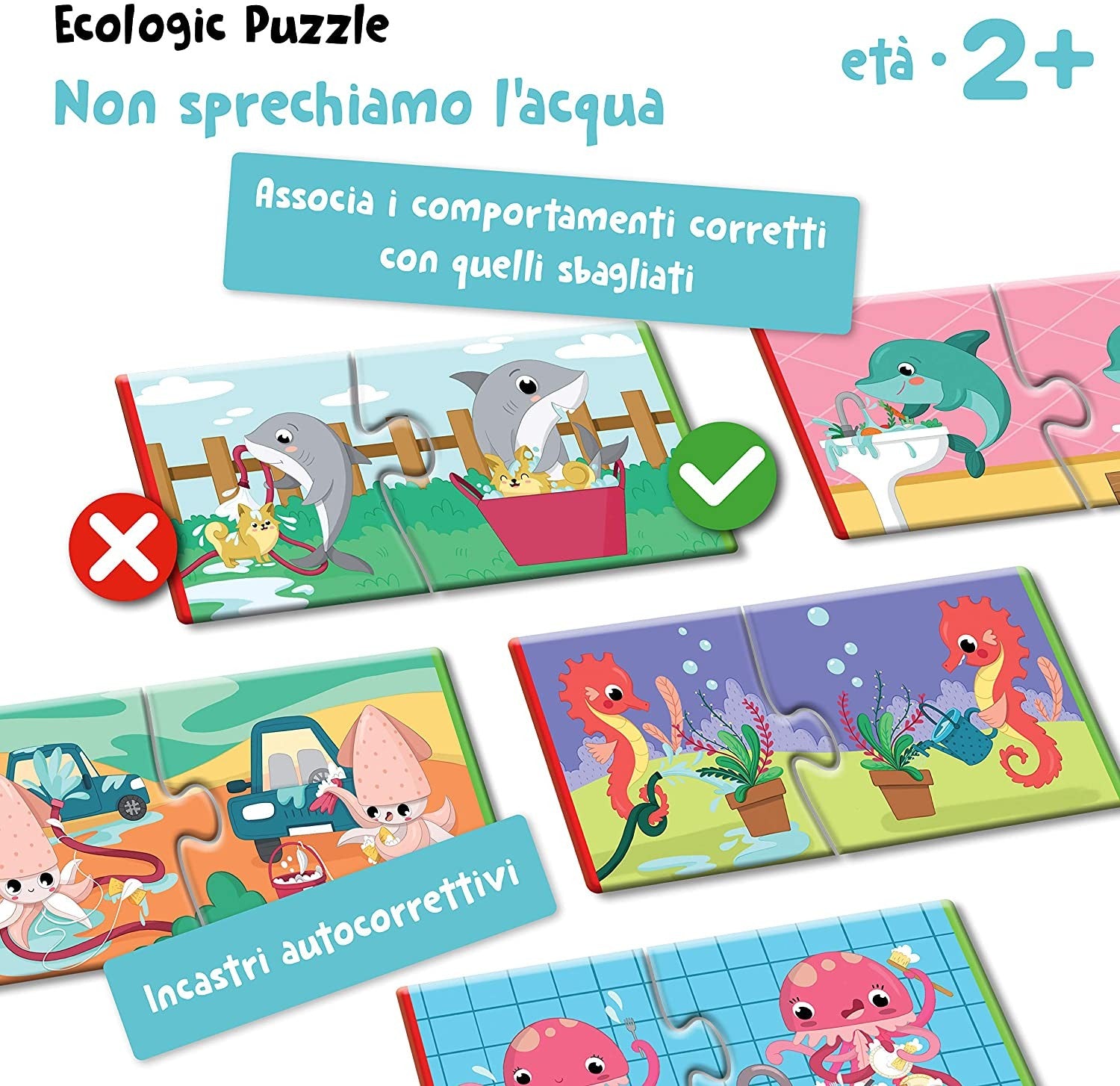 ECOLOGIC PUZZLE AHORRA AGUA - Adventerra Games