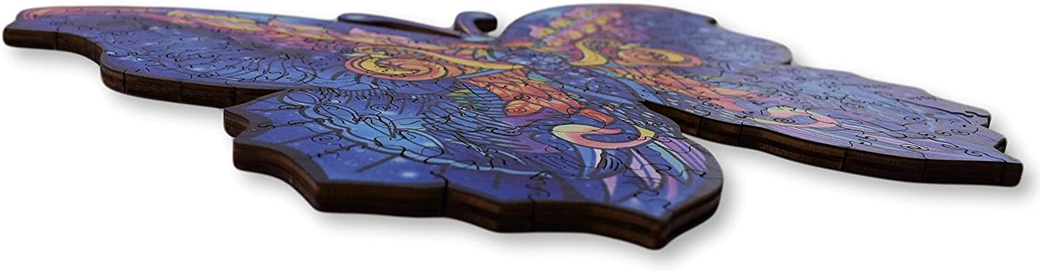 PUZZLE DE MADERA MARIPOSA PEQUEÑO - Aniwood