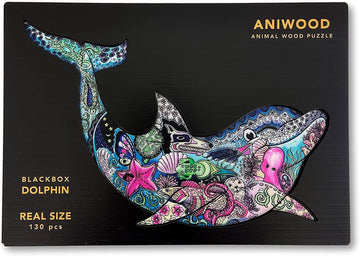 PUZZLE DE MADERA DELFÍN MEDIUM - Aniwood