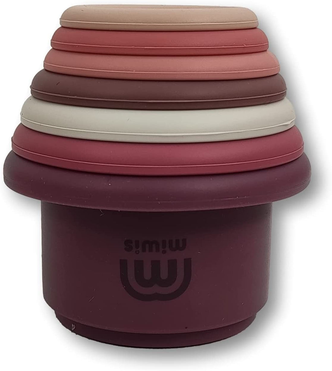 VASITOS APILABLES DE SILICONA COLOR MEDIO - Miwis