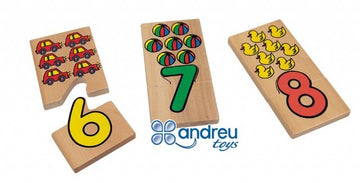 Encaje números madera - andreu toys 16241