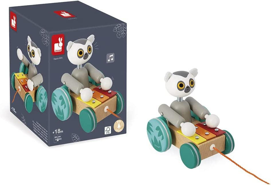 XILÓFONO LÉMUR DE ARRASTRE - Janod