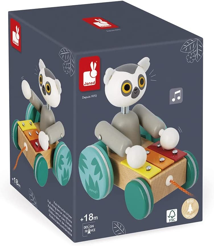 XILÓFONO LÉMUR DE ARRASTRE - Janod
