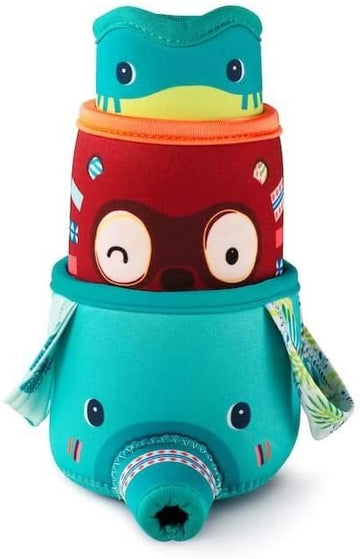 TRES VASOS DE LA JUNGLA - Lilliputiens 83091