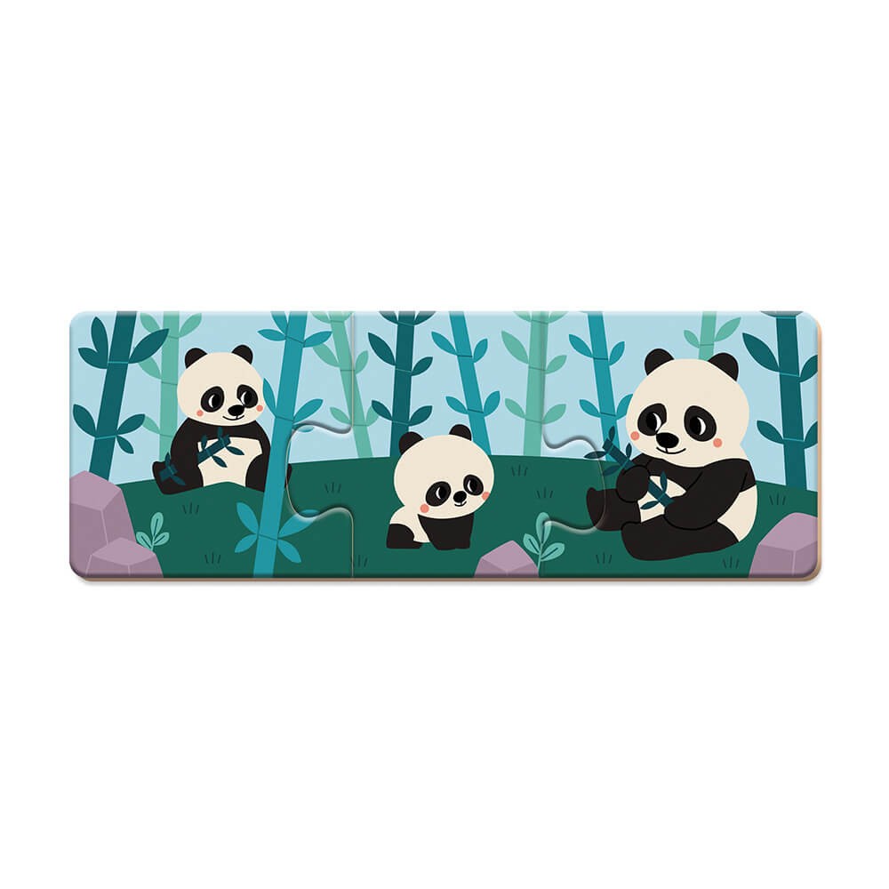 JUEGO DE ASOCIACIÓN - 10 PUZZLES DE 3 PIEZAS CADA UNO DE ANIMALES  - JU08636