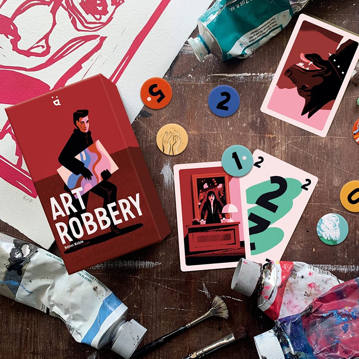 ART ROBBERY, JUEGO DE MESA, CARTAS - Helvetiq