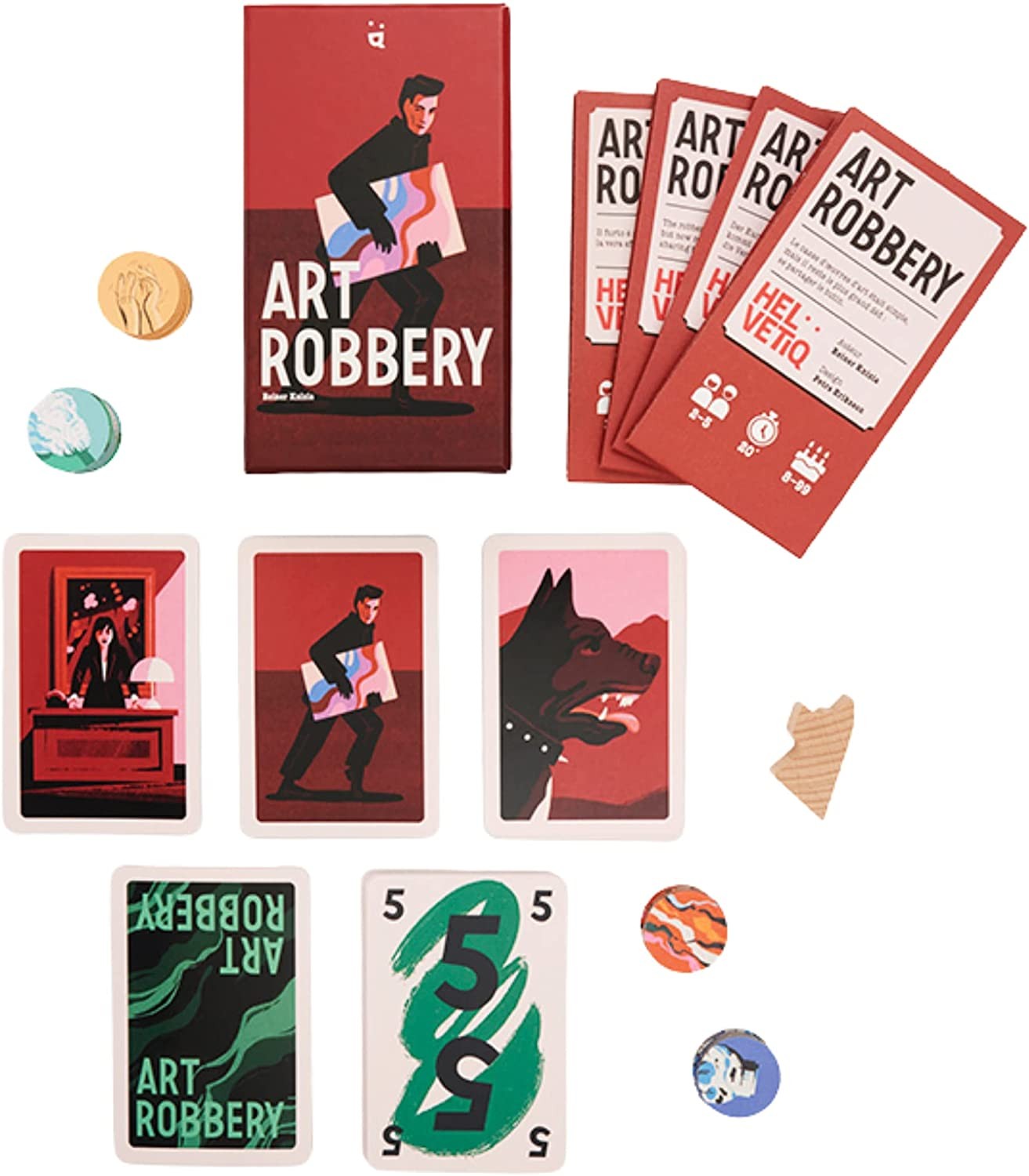 ART ROBBERY, JUEGO DE MESA, CARTAS - Helvetiq