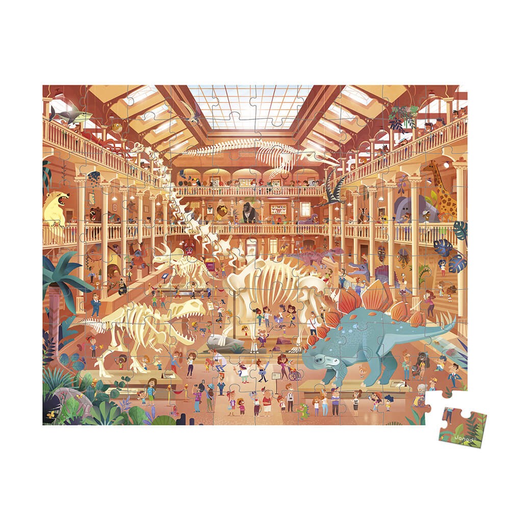 PUZZLE DEL MUSEO DE HISTORIA NATURAL - 100 piezas- Janod