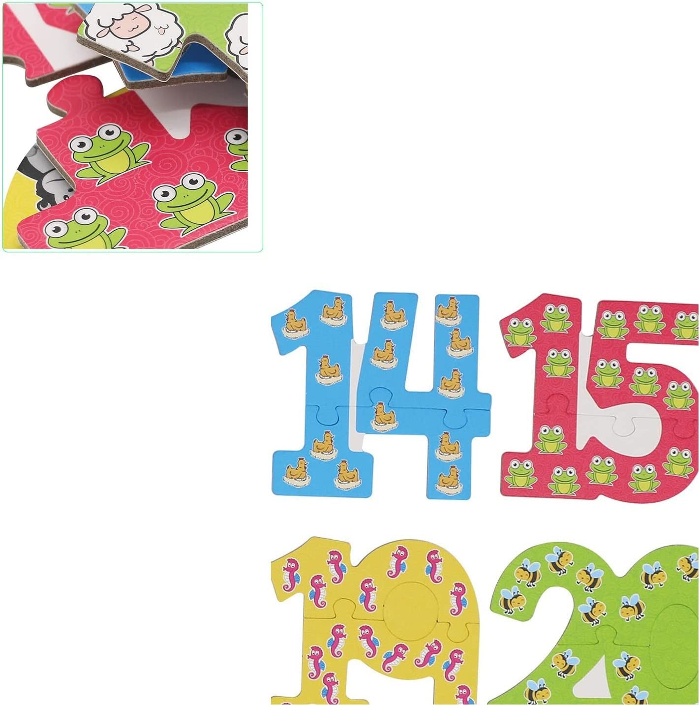 FUNNY PUZZLE NUMBERS - Andreu Toys MZM20210420