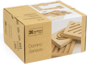 DOMINO SENSORY PUZZLES DE MADERA - Andreu Toys 16114